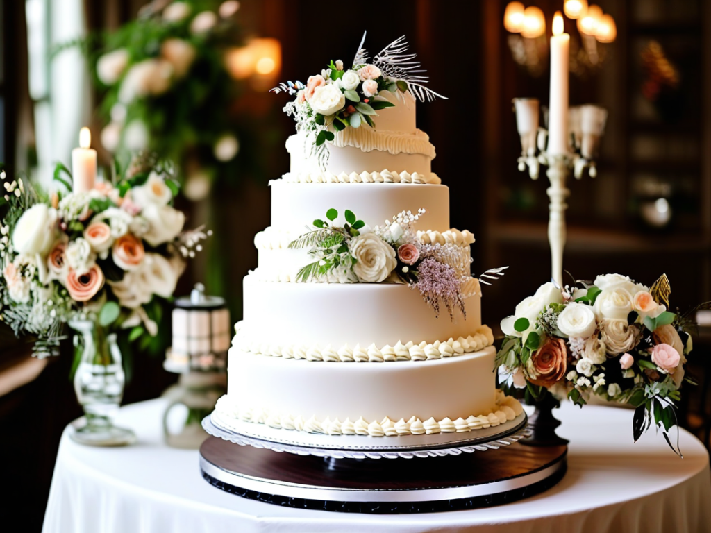 Creating a Stunning Wedding Cake Display on a Budget