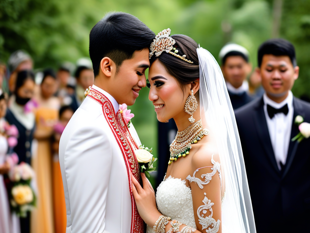 Are there any guidelines for incorporating traditional attire into a modern wedding?