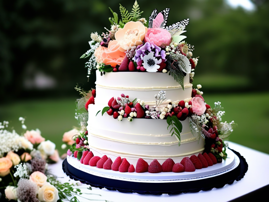 What are some creative alternatives to a traditional wedding cake?