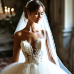 What should I consider when selecting a wedding dress?